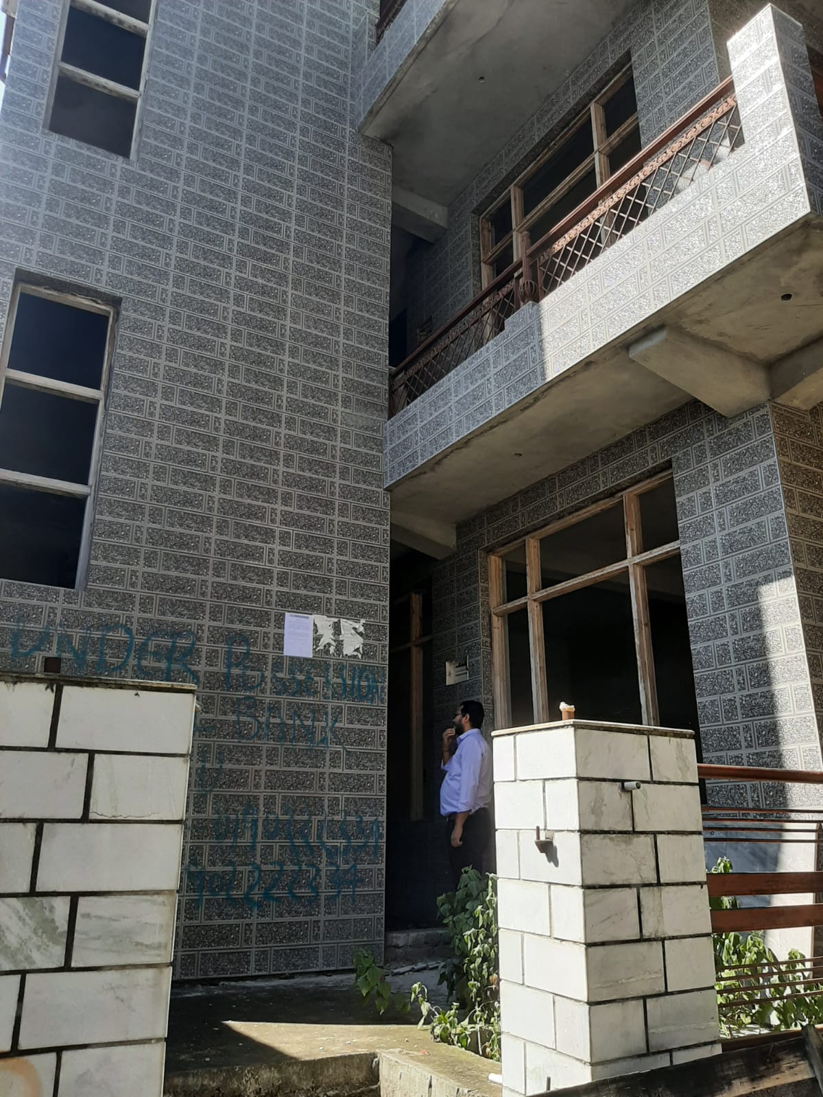 Beautifully constructed three storeyed house.